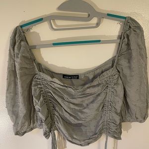 SHEIN medium green crop top